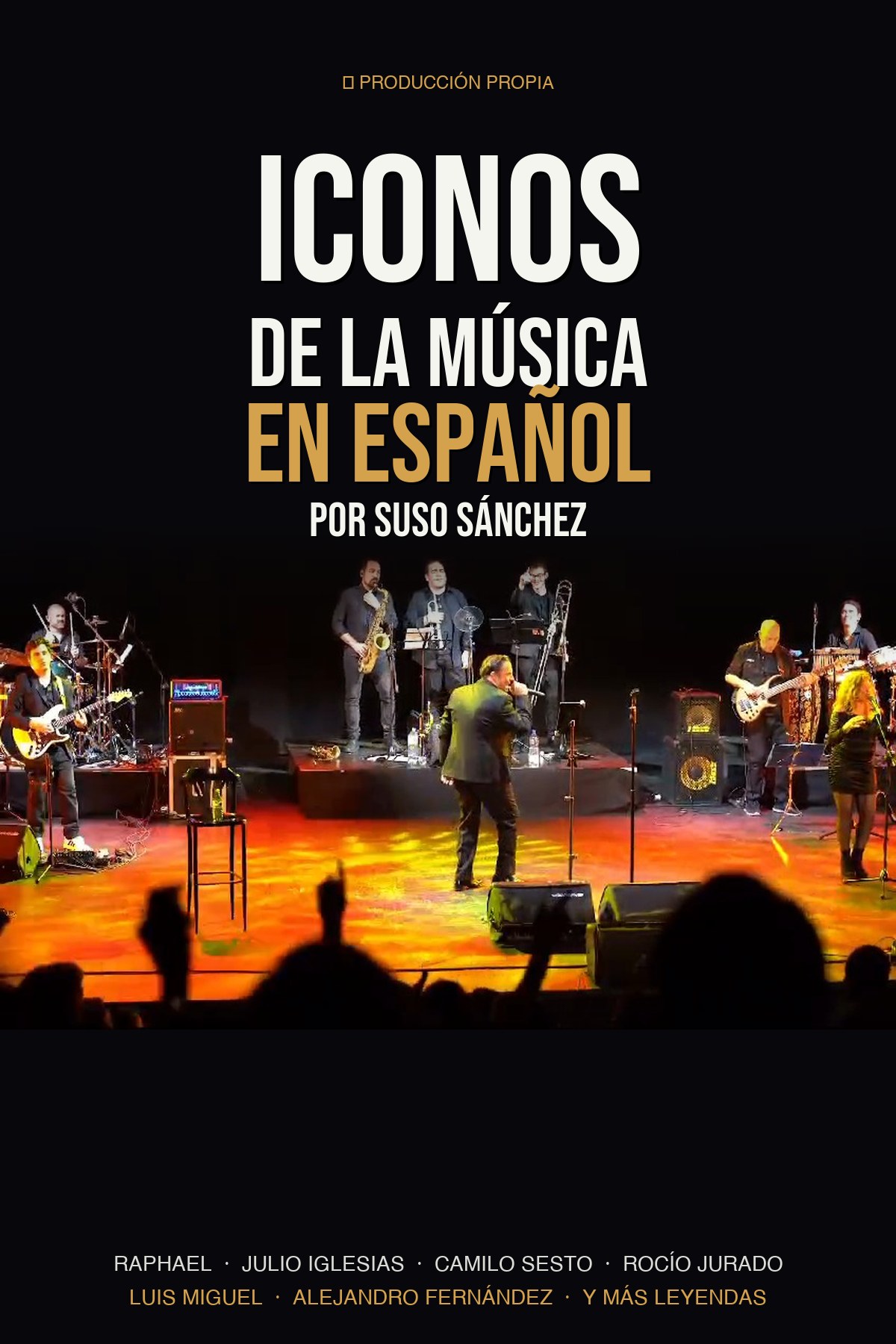 Cartel de Iconos de la Música en Español por Suso Sánchez